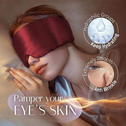 Snoovah™ 100% Mulberry Silk Sleep Mask