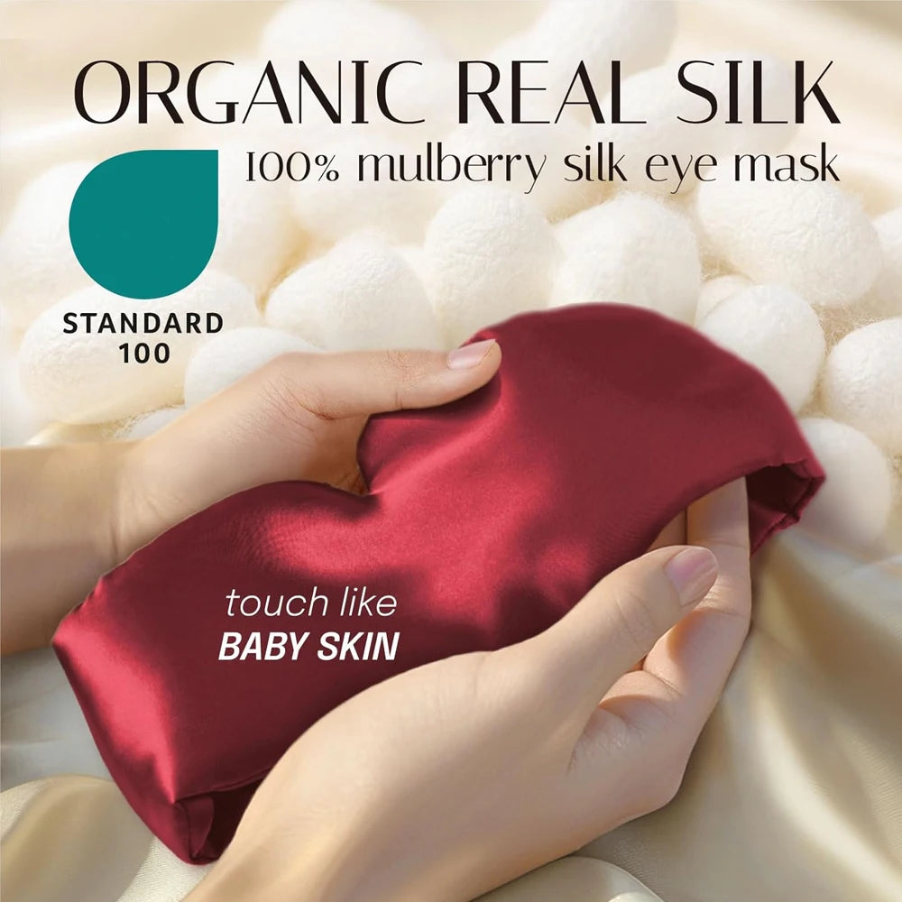 Snoovah™ 100% Mulberry Silk Sleep Mask